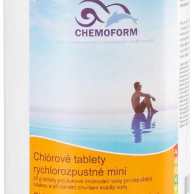 Tablety Chemoform 4601, 20 g, chlórové, rýchlorozpustné, bal. 1 kg