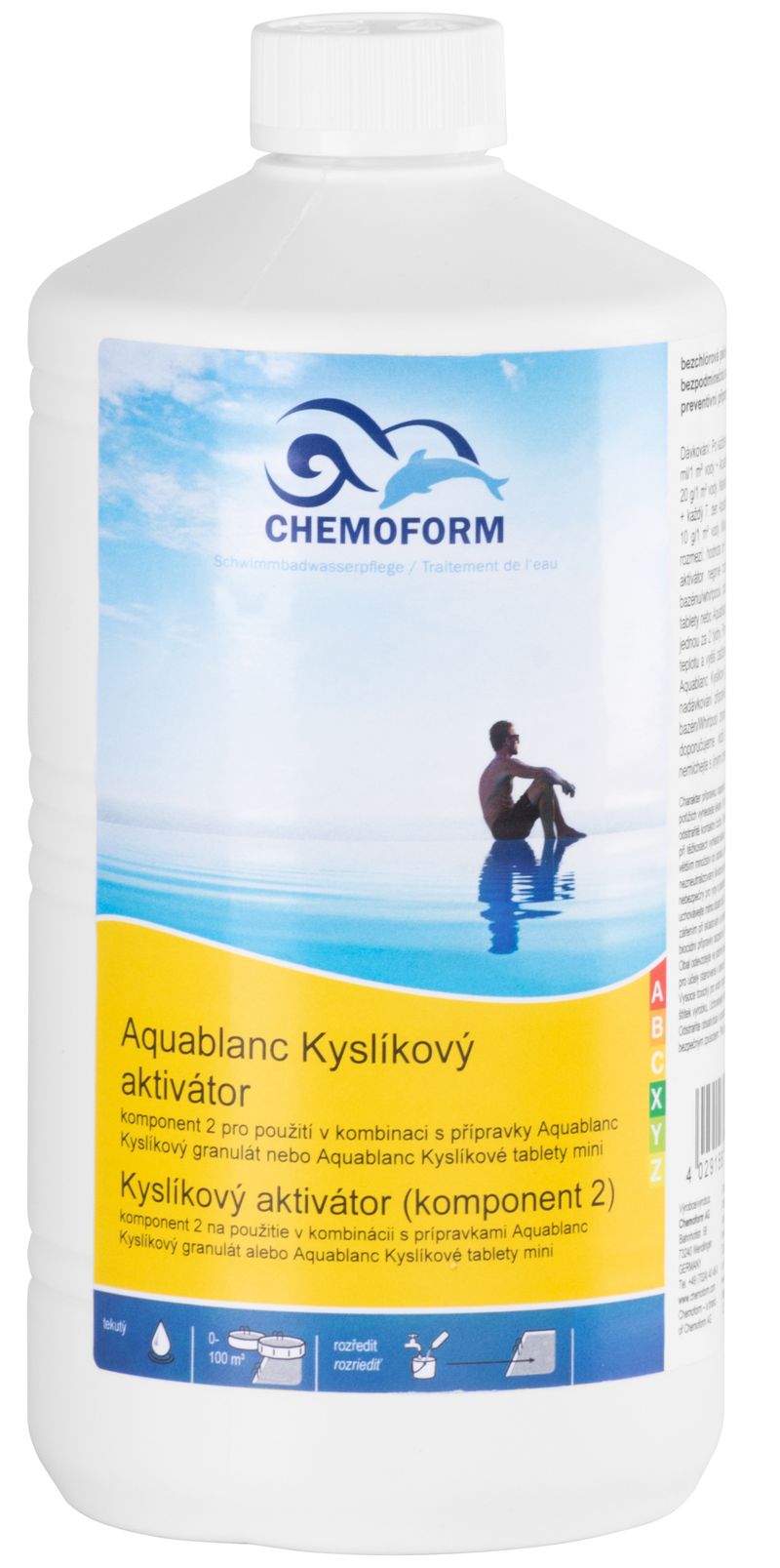 Prípravok do bazéna Chemoform 0590, Kyslíkový aktivátor 1 lit. 1 Prípravok do bazéna Chemoform 0590, Kyslíkový aktivátor 1 lit.