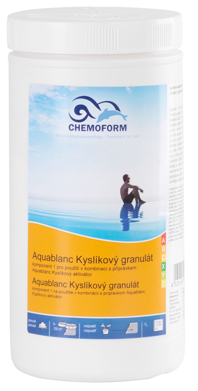 Prípravok do bazéna Chemoform 0591, Kyslíkový granulát 1 kg 1 Prípravok do bazéna Chemoform 0591, Kyslíkový granulát 1 kg