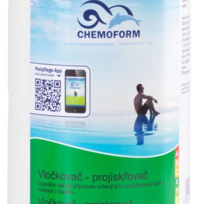 Prípravok do bazéna Chemoform 0901, Flockfix vločkovač, preiskrovač, bal. 1 lit.