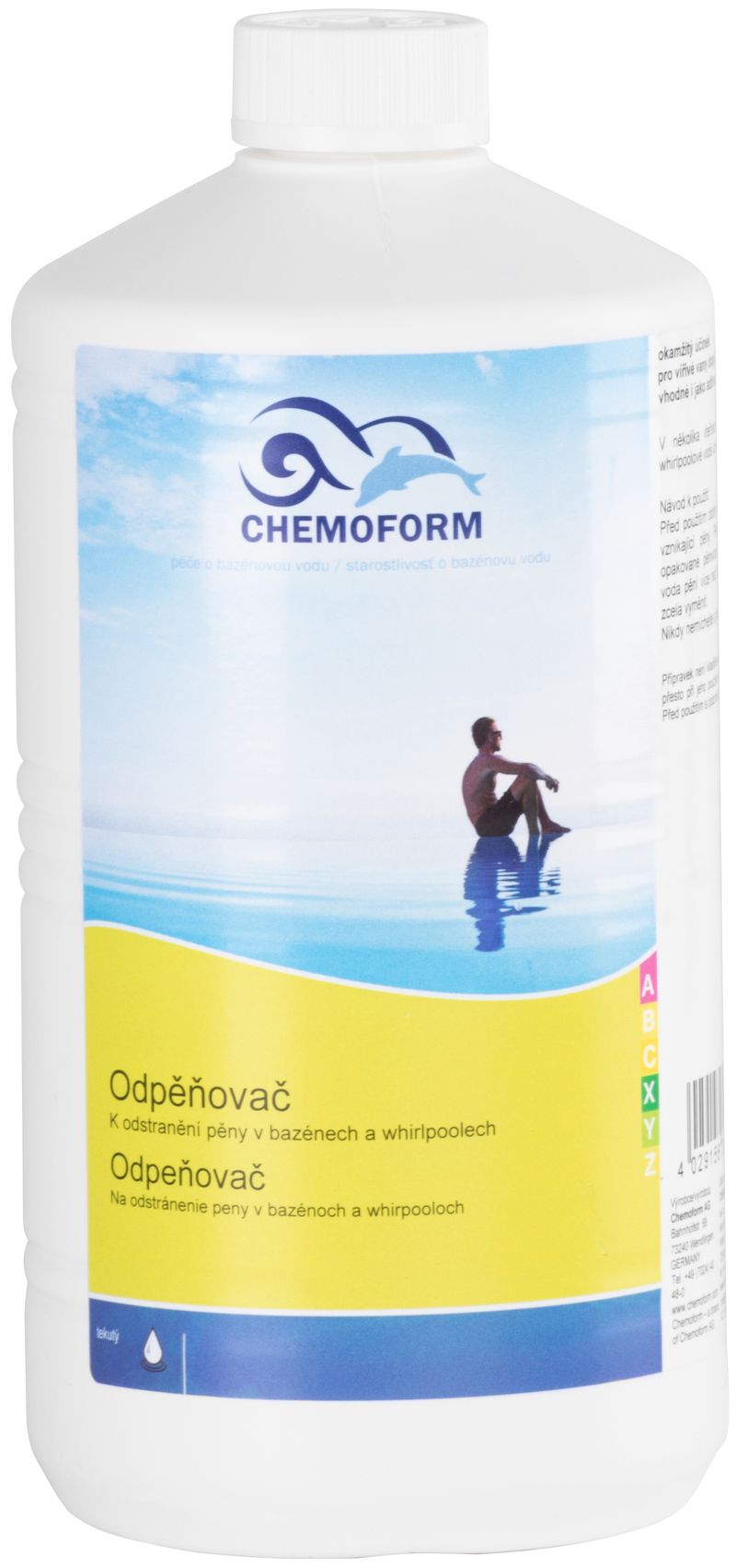 Odpeňovač Chemoform, 1 lit do vírivky 1 Odpeňovač Chemoform, 1 lit do vírivky