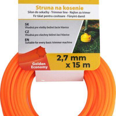 Silon na kosenie Golden Economy 2,7 mm, L-15 m, HEX