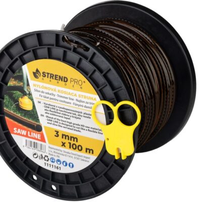 Silon na kosenie Strend Pro Premium SawLine 3 mm, L-100 m, zúbkovaný