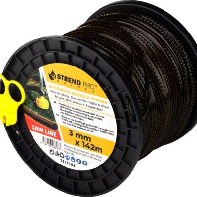 Silon na kosenie Strend Pro Premium SawLine 3 mm, L-142 m, zúbkovaný