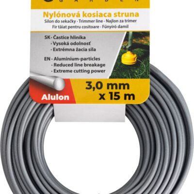 Silon na kosenie Alulon ADR 3,0 mm, L-15 m, okrúhly