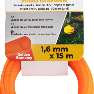 Silon na kosenie Golden Economy 1,6 mm, L-15 m, okrúhly
