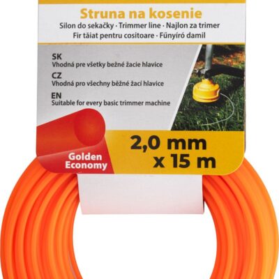 Silon na kosenie Golden Economy 2,0 mm, L-15 m, okrúhly