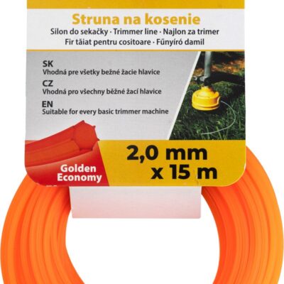 Silon na kosenie Golden Economy 2,0 mm, L-15 m, HEX
