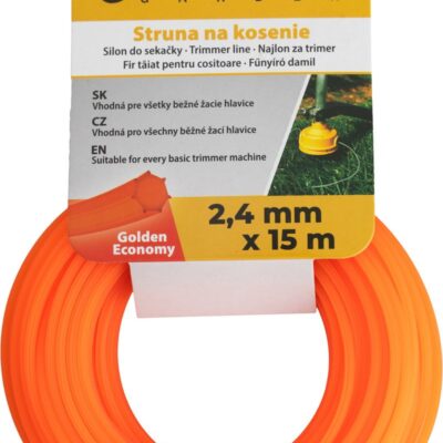 Silon na kosenie Golden Economy 2,4 mm, L-15 m, HEX