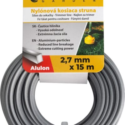 Silon na kosenie Alulon ADQ 2,7 mm, L-15 m, hranatý