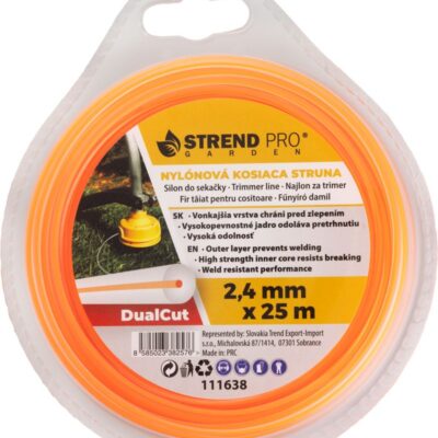 Silon na kosenie DualCut DBR 2,4 mm, L-25 m, okrúhly