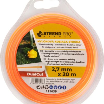 Silon na kosenie DualCut DBR 2,7 mm, L-20 m, okrúhly