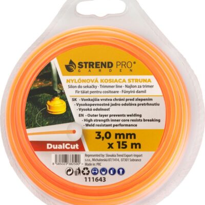 Silon na kosenie DualCut DBR 3,0 mm, L-15 m, okrúhly