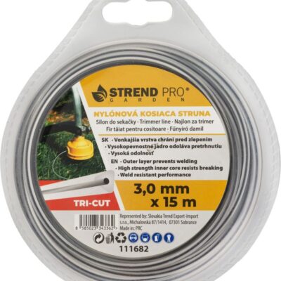 Silon na kosenie TriCut 3,00 mm, L-15 m, Trigon extreme, trojhranný