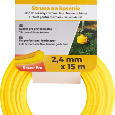Silon na kosenie Grazer Pro Hepta 2,4 mm, L-15 m, HEX
