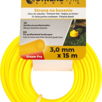 Silon na kosenie Grazer Pro 3,0 mm, L-15 m, okrúhly