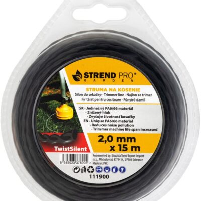 Silon na kosenie TwistSilent Professional 2,0 mm L-15 m, špirálový