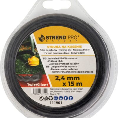 Silon na kosenie TwistSilent Professional 2,4 mm L-15 m, špirálový