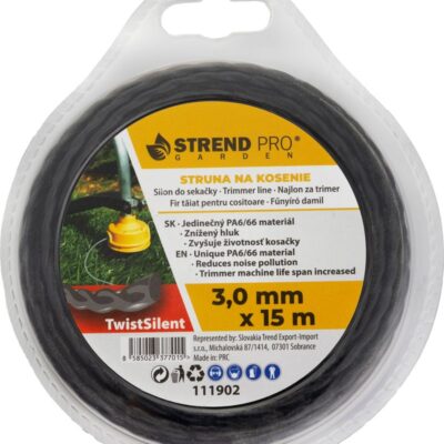 Silon na kosenie TwistSilent Professional 3,0 mm L-15 m, špirálový