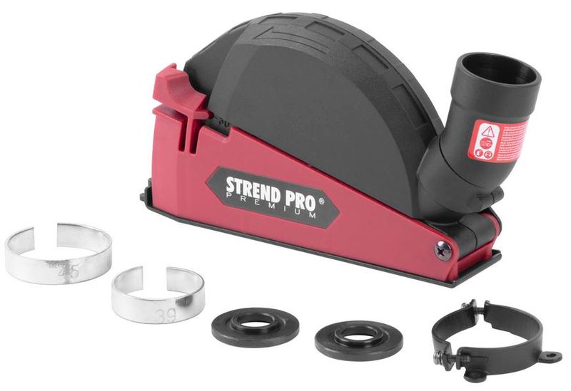 Kryt Strend Pro CDS5, odsávací, 115/125 mm, na uhlovú brúsku, na frézovanie 1 Kryt Strend Pro CDS5, odsávací, 115/125 mm, na uhlovú brúsku, na frézovanie