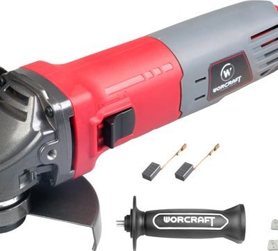 Brúska Worcraft AG08-125S, 820W, 125 mm, M14, uhlová,  s reguláciou otáčok