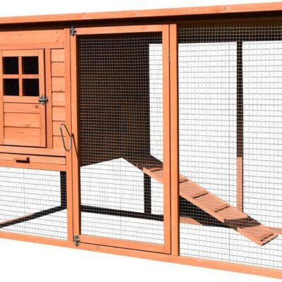 Kurín Strend Pro, pre hydinu, so strechou, 200x75.5x103 cm