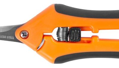 Nožnice Strend Pro, ručné, záhradné, na kvety, rastliny a konáre, oranžové