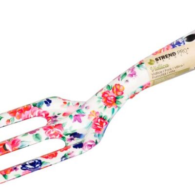 Kultivátor Strend Pro, záhradnícky, ručný, potlač kvetov, kovový, Ladies line