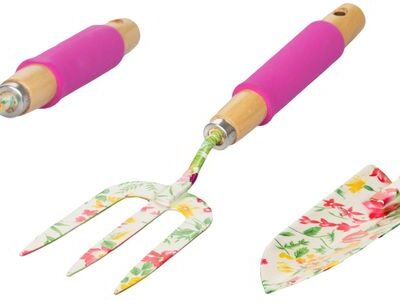 Sada náradia Strend Pro, záhradnícka, 3 dielna, potlač kvetov, Ladies line