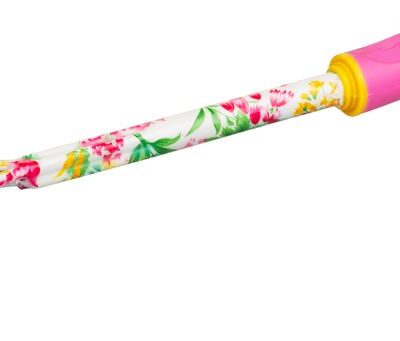 Kyprič Strend Pro, záhradnícky,3-zubý, potlač kvetov, ružový, 41x6 cm, Ladies line