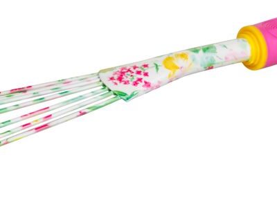 Hrabličky Strend Pro, záhradnícke, rovné, potlač kvetov, ružové, Ladies line