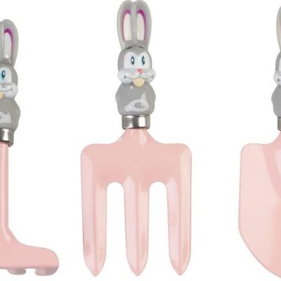 Sada náradia Strend Pro, záhradnícka, detská, 3-dielna, ABS + oceľ, lopatka hrable a vidly