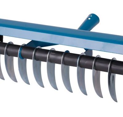 Hrable na trávnik Strend Pro R152W, 11 zubé, prevzdušňovacie na burinu, s kolieskami, bez násady