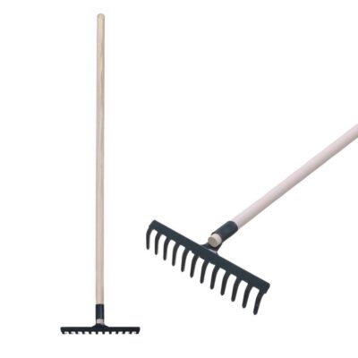 Hrable záhradné Strend Pro R105, 12 zubé, drevená násada 1600mm