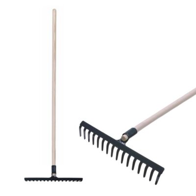 Hrable záhradné Strend Pro R105, 16 zubé, drevená násada 1600mm