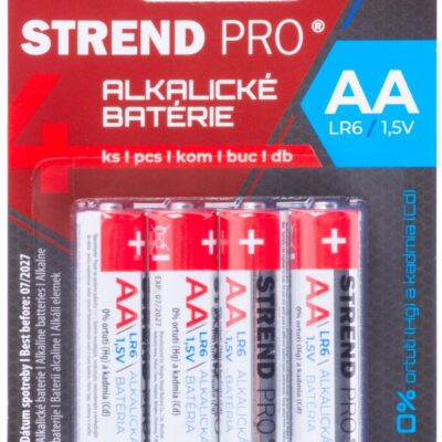 Batéria Strend Pro, LR6, 4 ks, AA tužka, blister