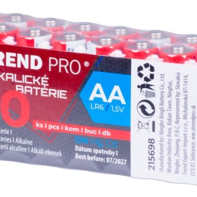 Batéria Strend Pro, LR6, 20 ks, AA tužka