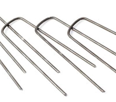 Spona do zeme Garden E1203 4x15 cm, upínacia, kovová, bal. 40 ks