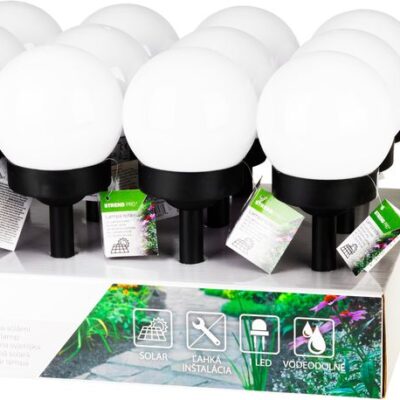 Lampa Strend Pro Birdun, 10 cm, solárna, 1x LED, AAA, Sellbox 12 ks