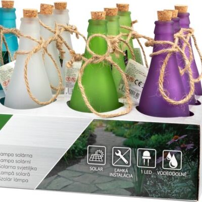 Lampa Strend Pro Nunki, 250 mm, solárna, 1xLED, AA, Sellbox 12 ks