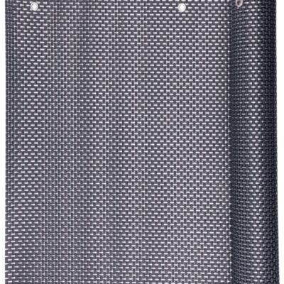 Zástena Polyratan 77 0,9x3 m, UV, 800 g/m2, antracit, tieniaca na balkón, s okami