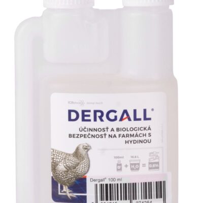 DERGALL® 100 ml, prostriedok proti parazitom, na hydinu