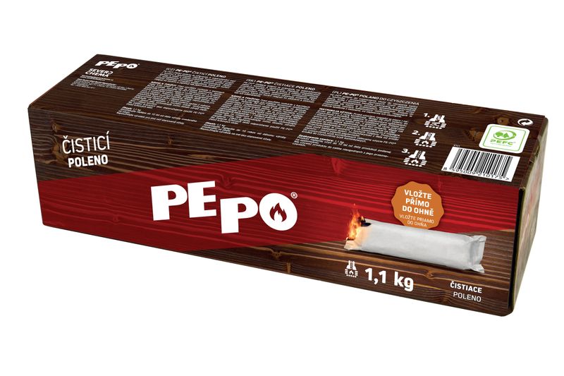 Poleno PE-PO® čistiace 1,1 kg, odstraňovač sadzí do dymovodu, kachlí, komína 1 Poleno PE-PO® čistiace 1,1 kg, odstraňovač sadzí do dymovodu, kachlí, komína