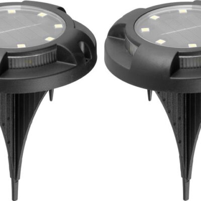 Lampa Strend Pro Strend Pro Crater, 11x14 cm, solárna, 12x SMD LED, AA, 2 ks