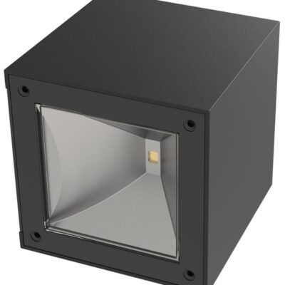 Lampa Strend Pro Garden, solárna, LED svietidlo na stenu/plot, 10x10x10 cm
