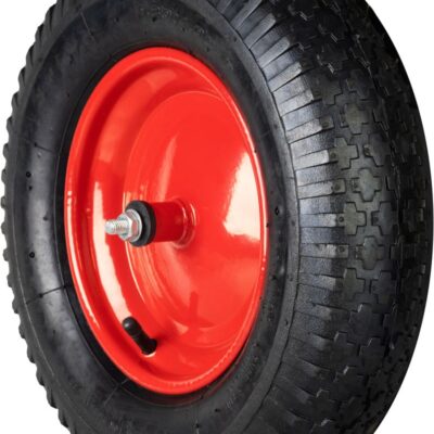 Koleso na fúrik Strend Pro Premium Fortis BLACK nafukovacie, náhradné, s oskou