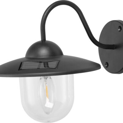 Lampa Strend Pro Garden, solárna, svietidlo na stenu/plot, 1x LED, 23,5x18x20 cm