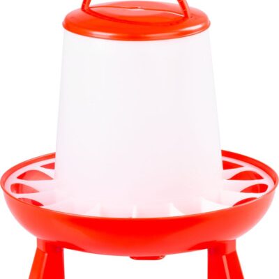 Krmítko Goodfarm, 9 kg, hydina, plast, s nožičkami, napajačka