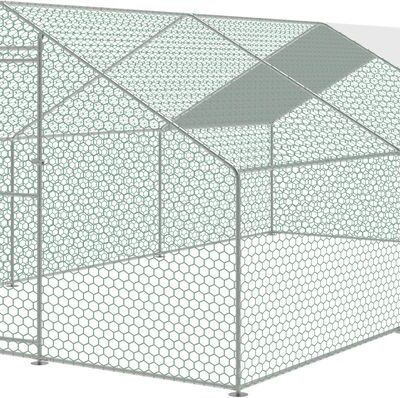 Kurín Strend Pro, pre hydinu, voliéra, klietka, so strechou, 3x6x2 m