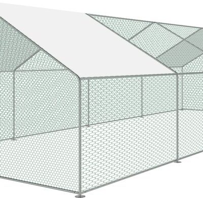 Kurín Strend Pro, pre hydinu, voliéra, klietka, so strechou, 3x8x2 m